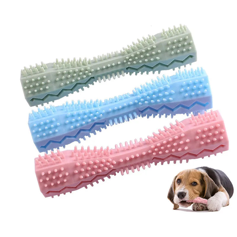 2 in 1 Dog Toothbrush and Chew Toy