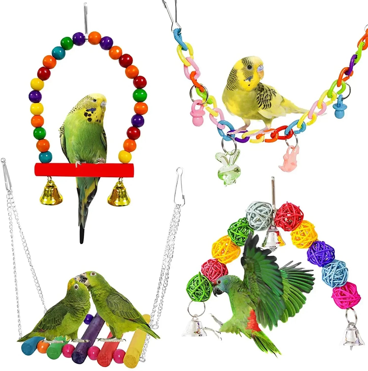 Bird Cage Toys for Parrots