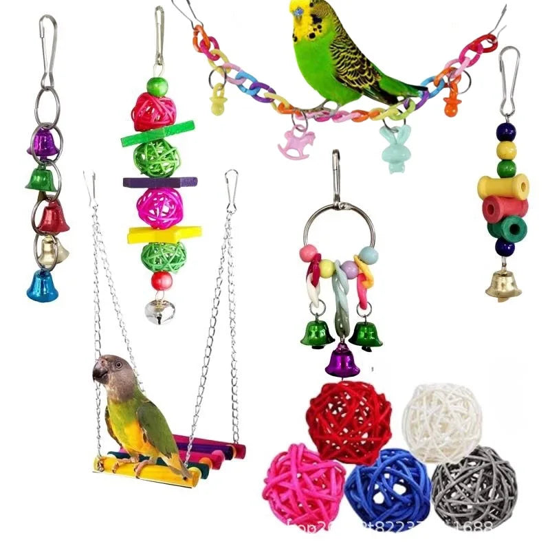 Bird Cage Toys for Parrots