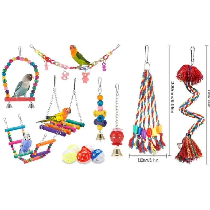 Bird Cage Toys for Parrots