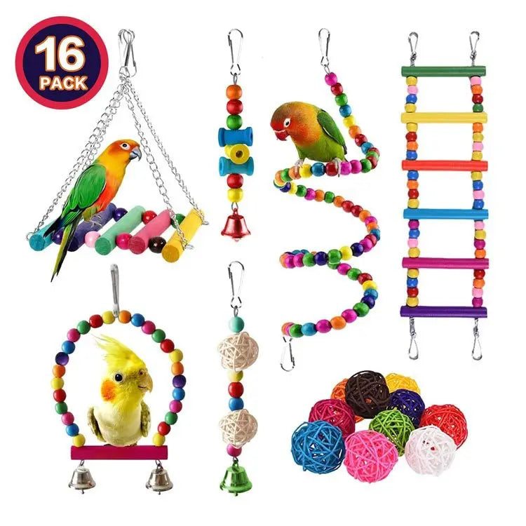 Bird Cage Toys for Parrots