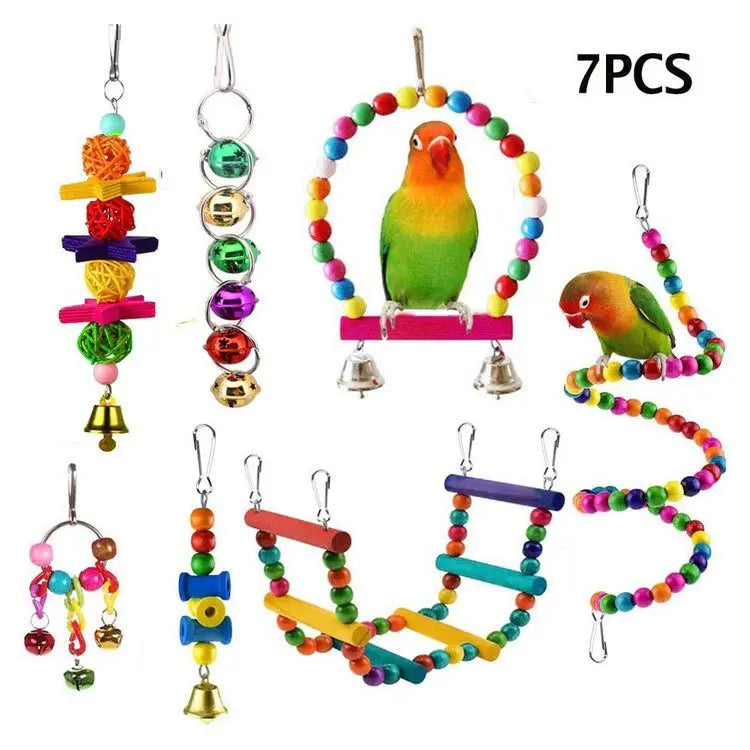 Bird Cage Toys for Parrots