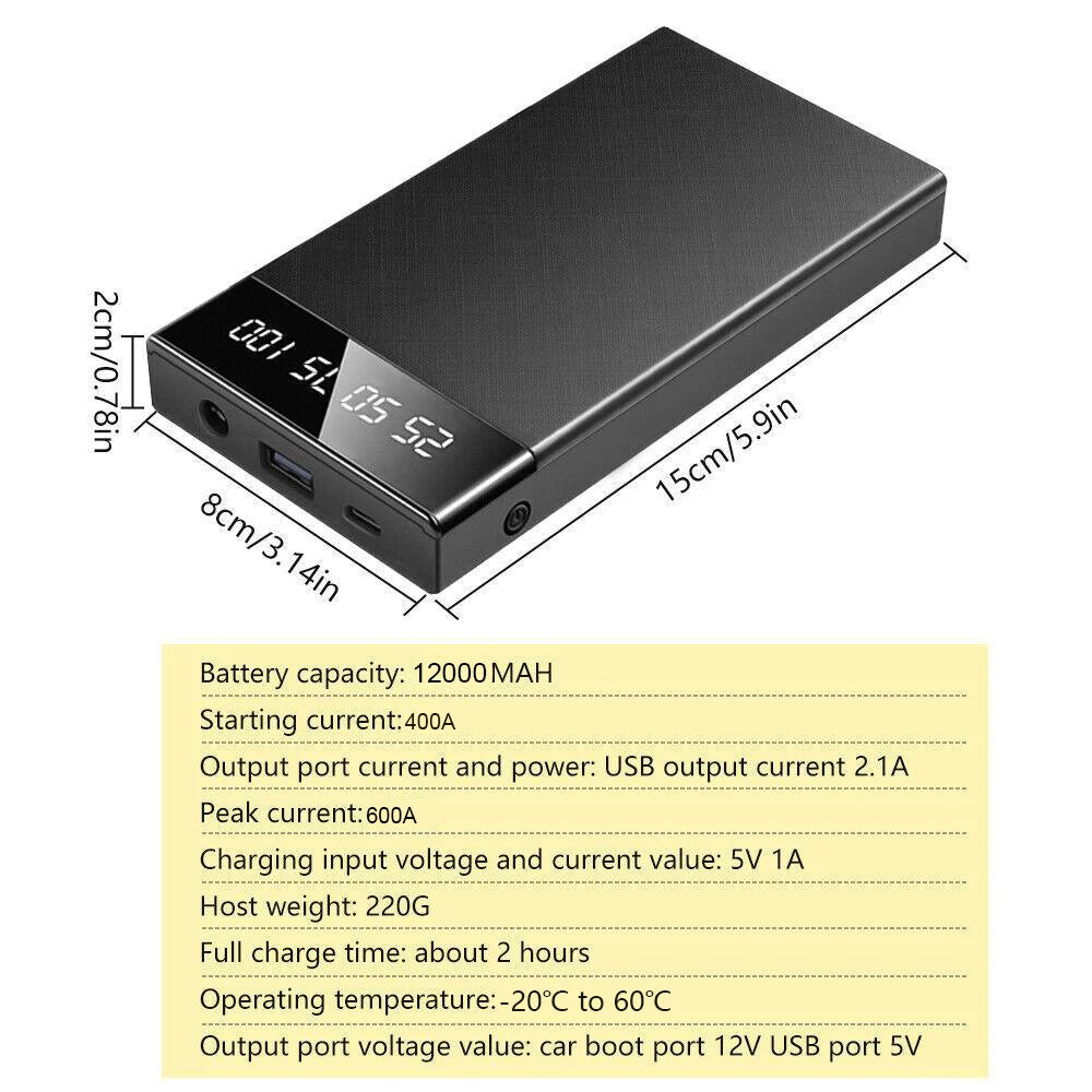 2 in 1 Car Jump starter and Portable Charger