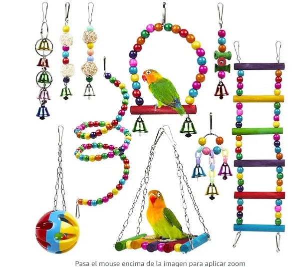 Bird Cage Toys for Parrots