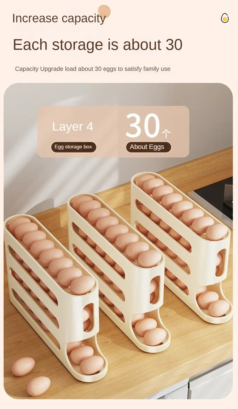 2-4 Layer Slide Egg Storage