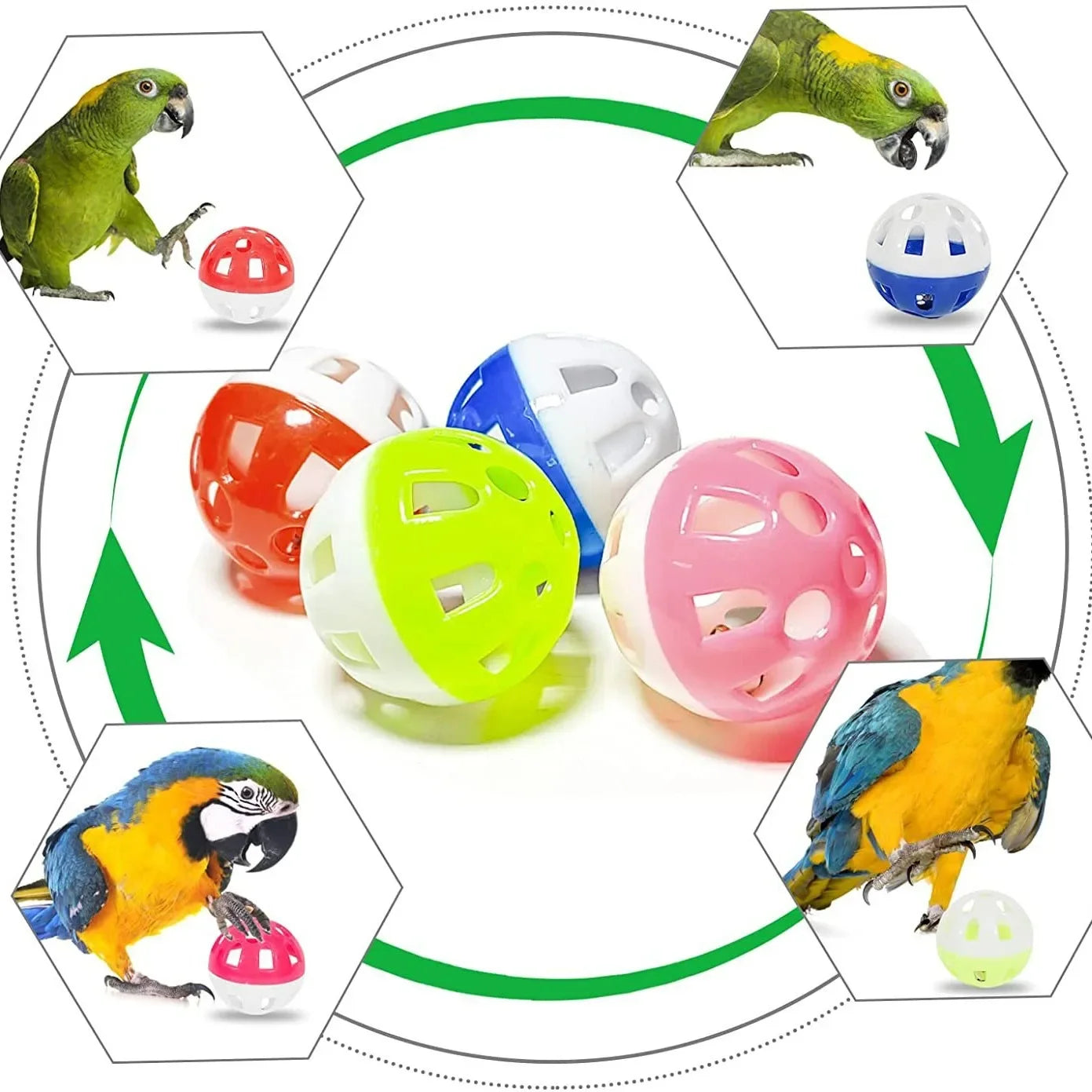 Bird Cage Toys for Parrots