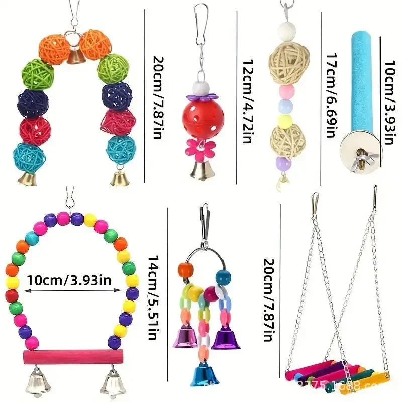 Bird Cage Toys for Parrots