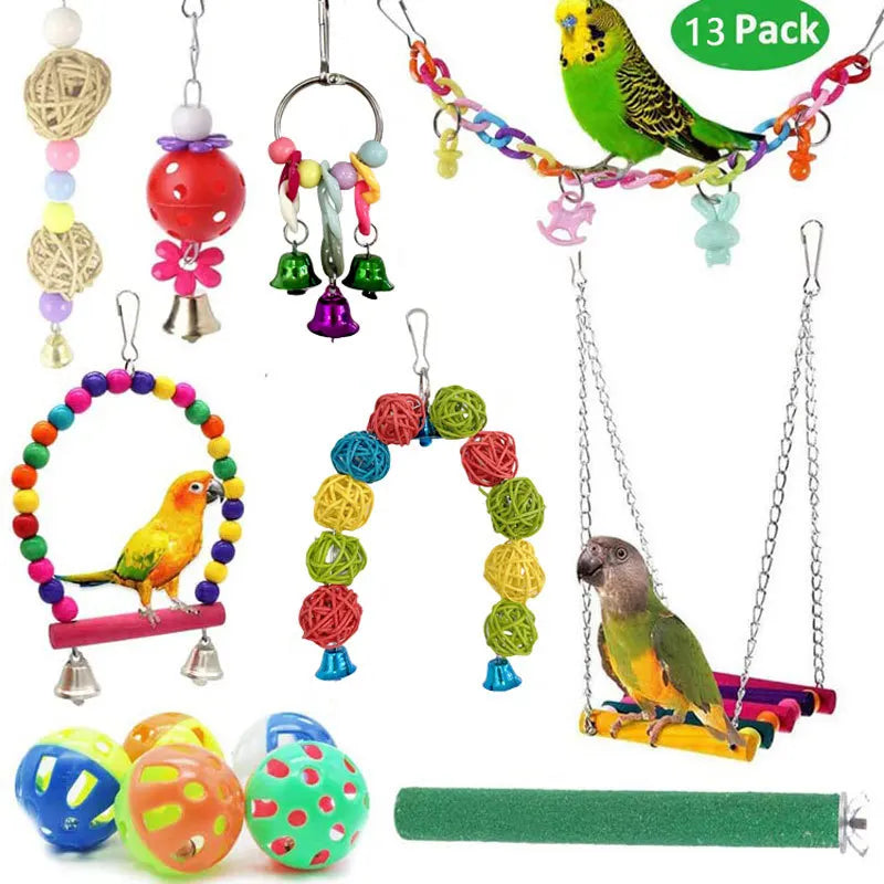 Bird Cage Toys for Parrots