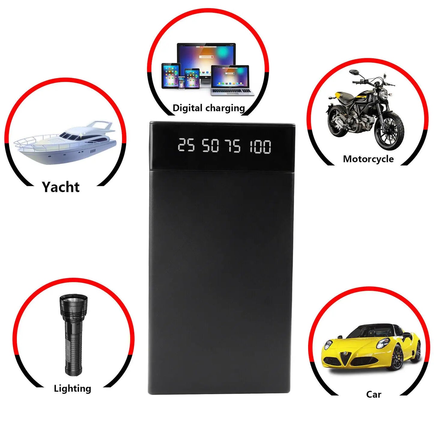 2 in 1 Car Jump starter and Portable Charger