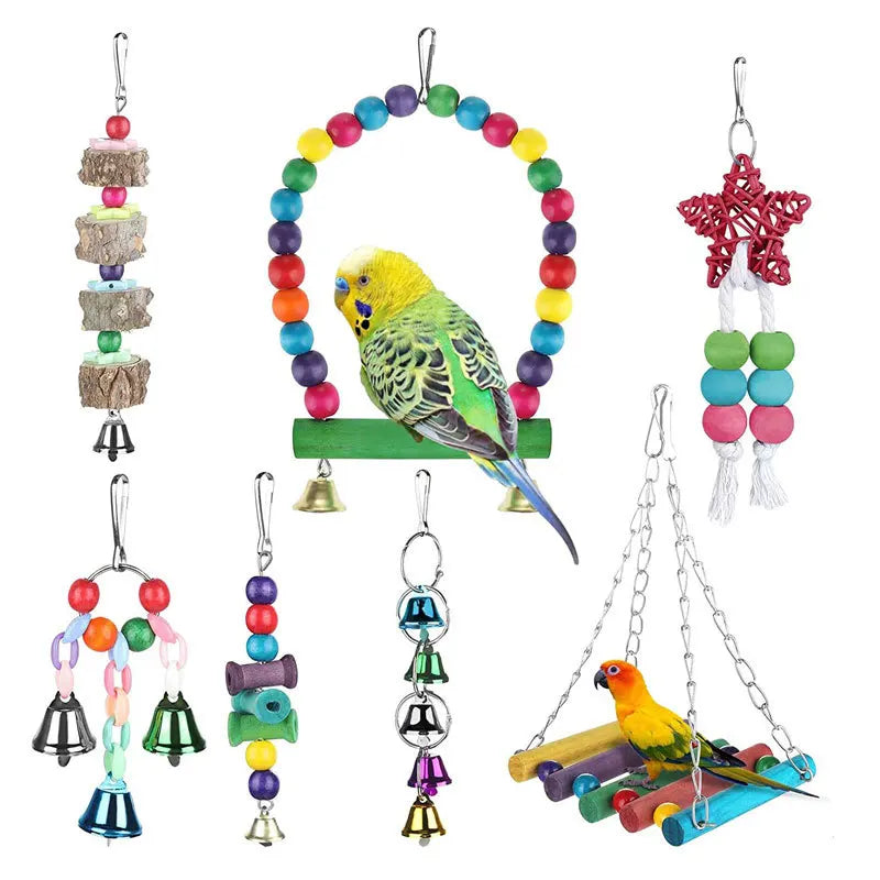 Bird Cage Toys for Parrots