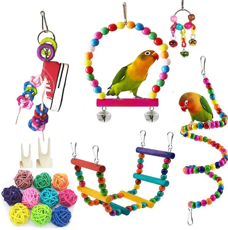 Bird Cage Toys for Parrots