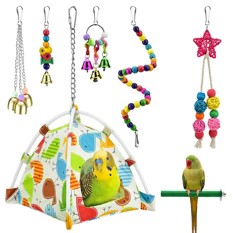 Bird Cage Toys for Parrots