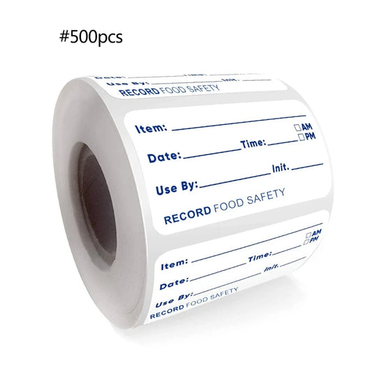 500pcs Dissolvable Food Labels