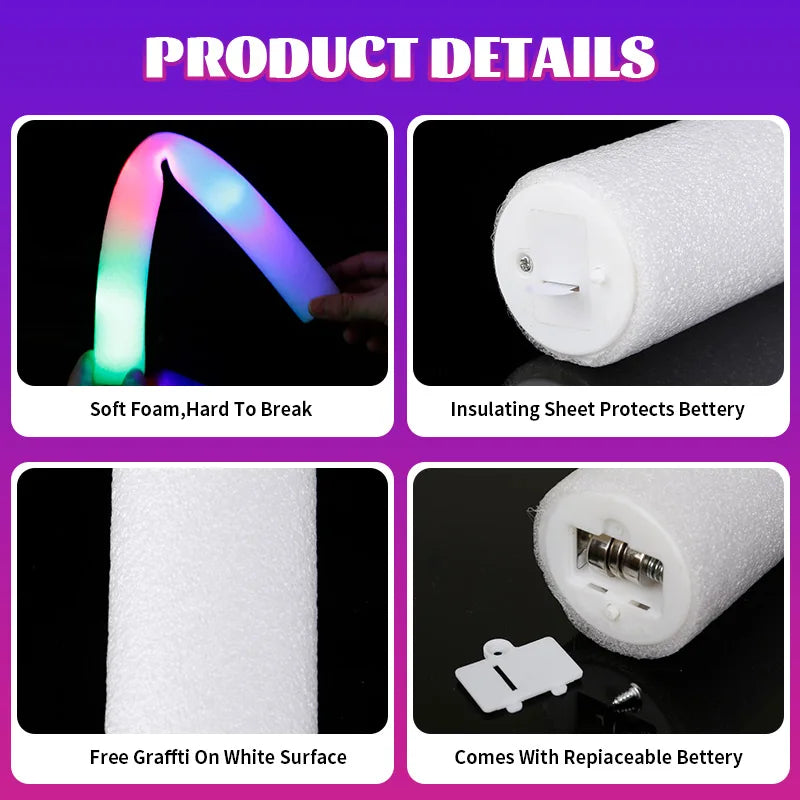 Foam Glow Sticks