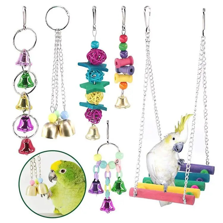 Bird Cage Toys for Parrots