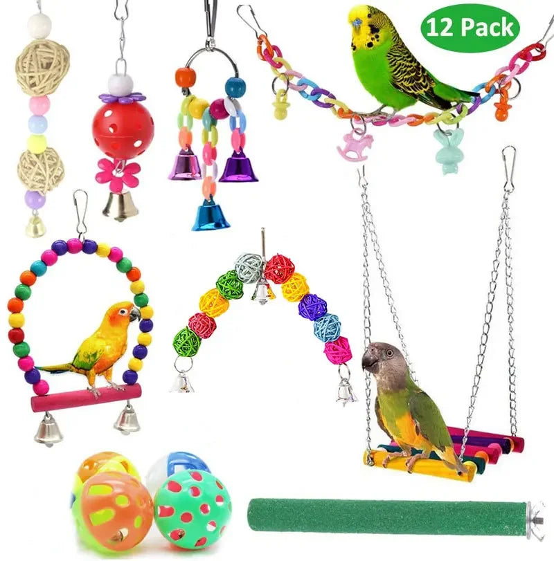 Bird Cage Toys for Parrots