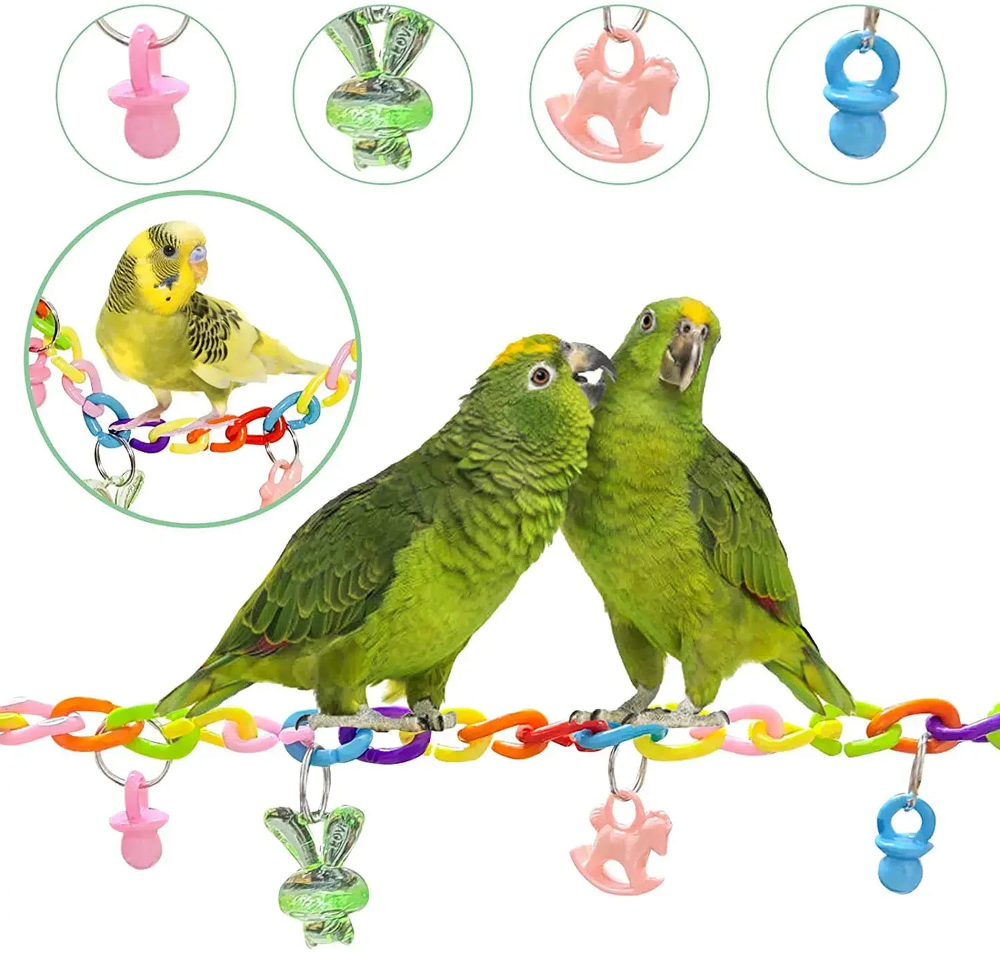 Bird Cage Toys for Parrots