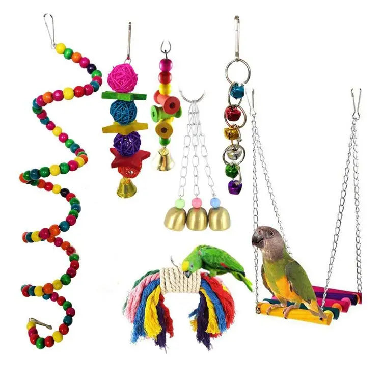 Bird Cage Toys for Parrots